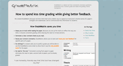 Desktop Screenshot of gradematrix.com